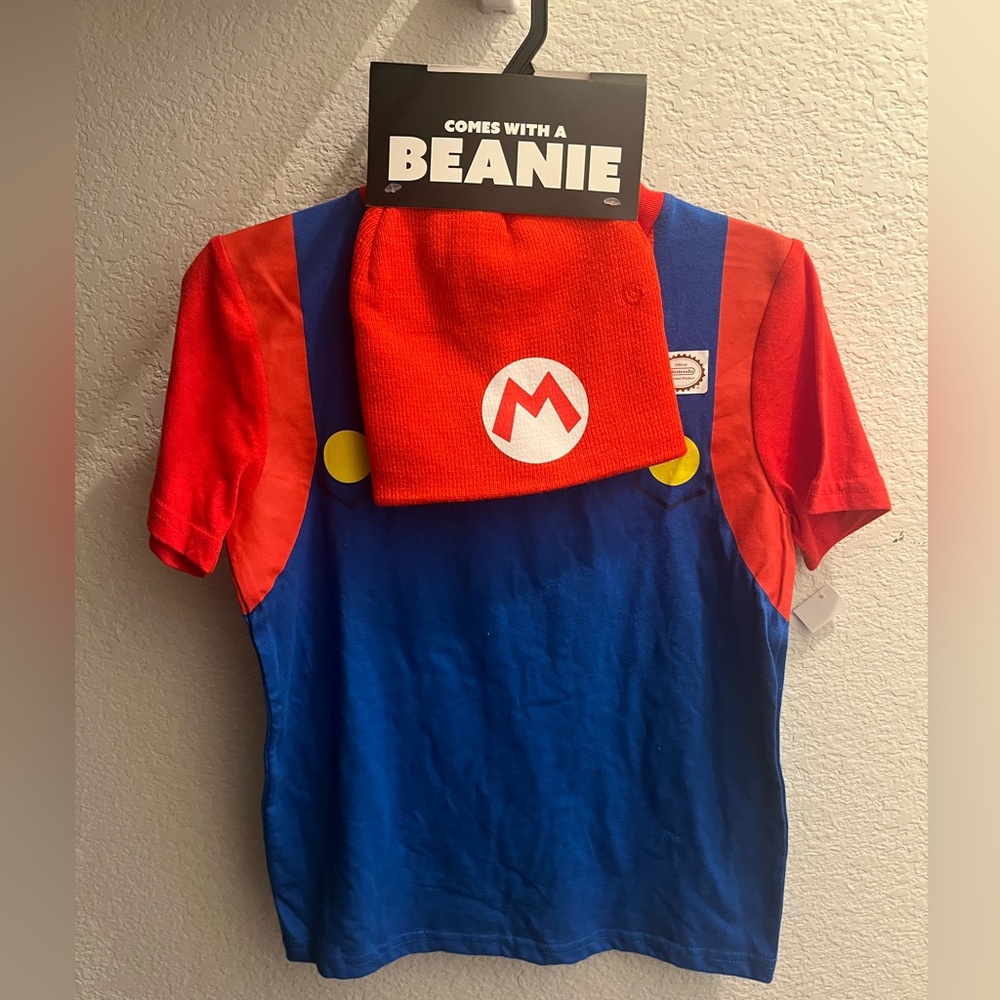 Mario Shirt + Beanie (boys)
